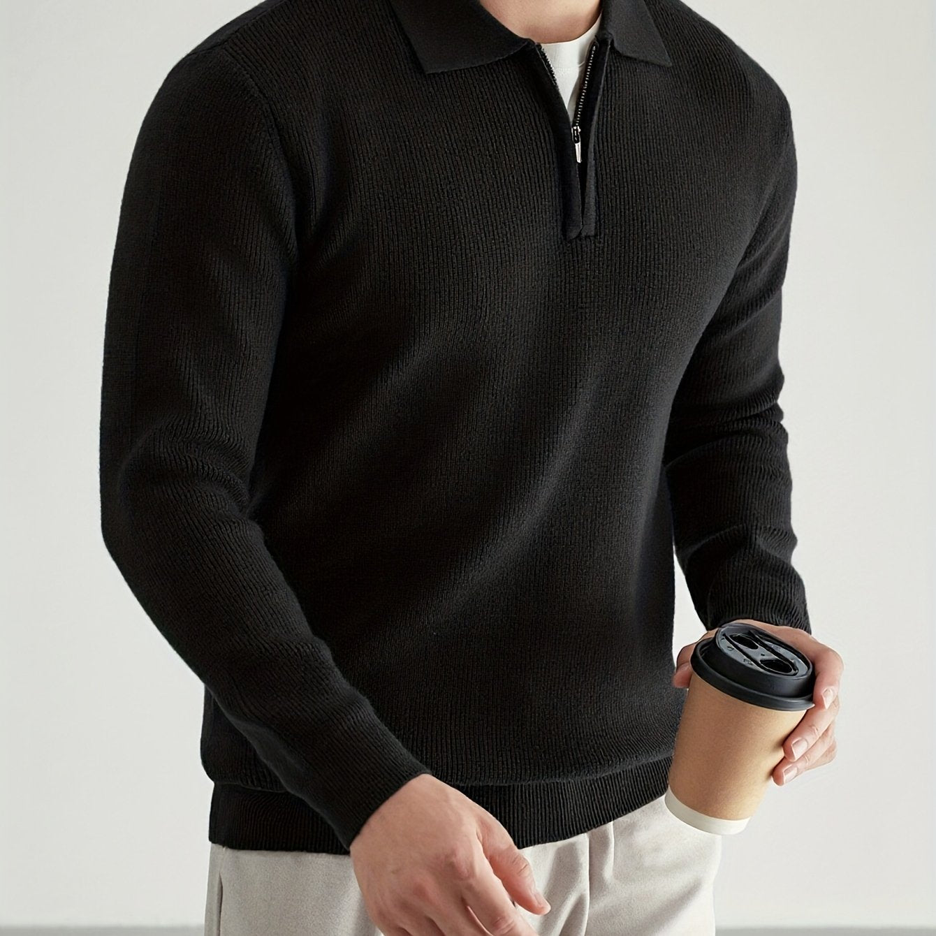 Warren | Quarter-Zip Polo Jumper