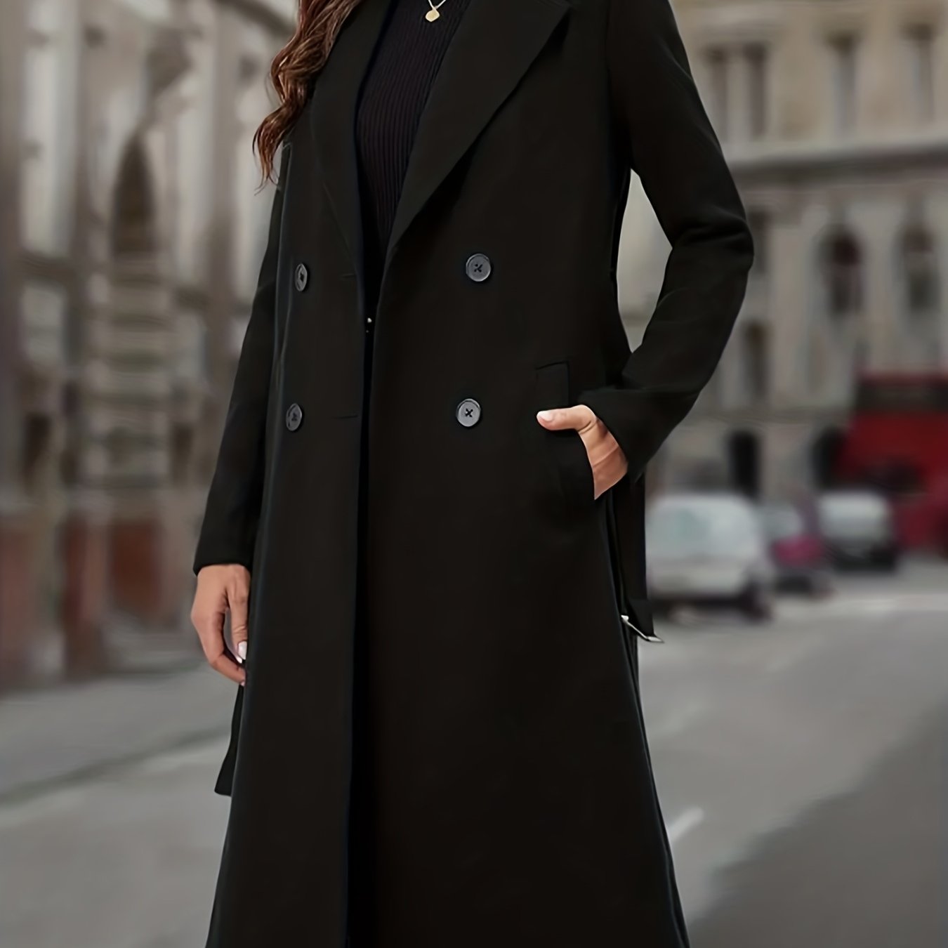 Warren | Double-Breasted Long Coat