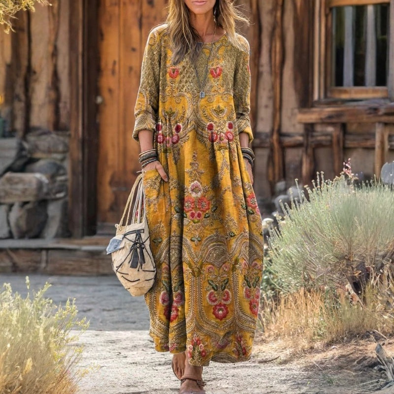 Warren | Vintage Oversized Long Sleeve Dress