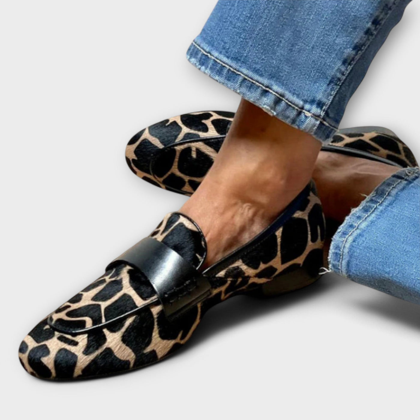 Warren | Stylish Leopard Print Loafers