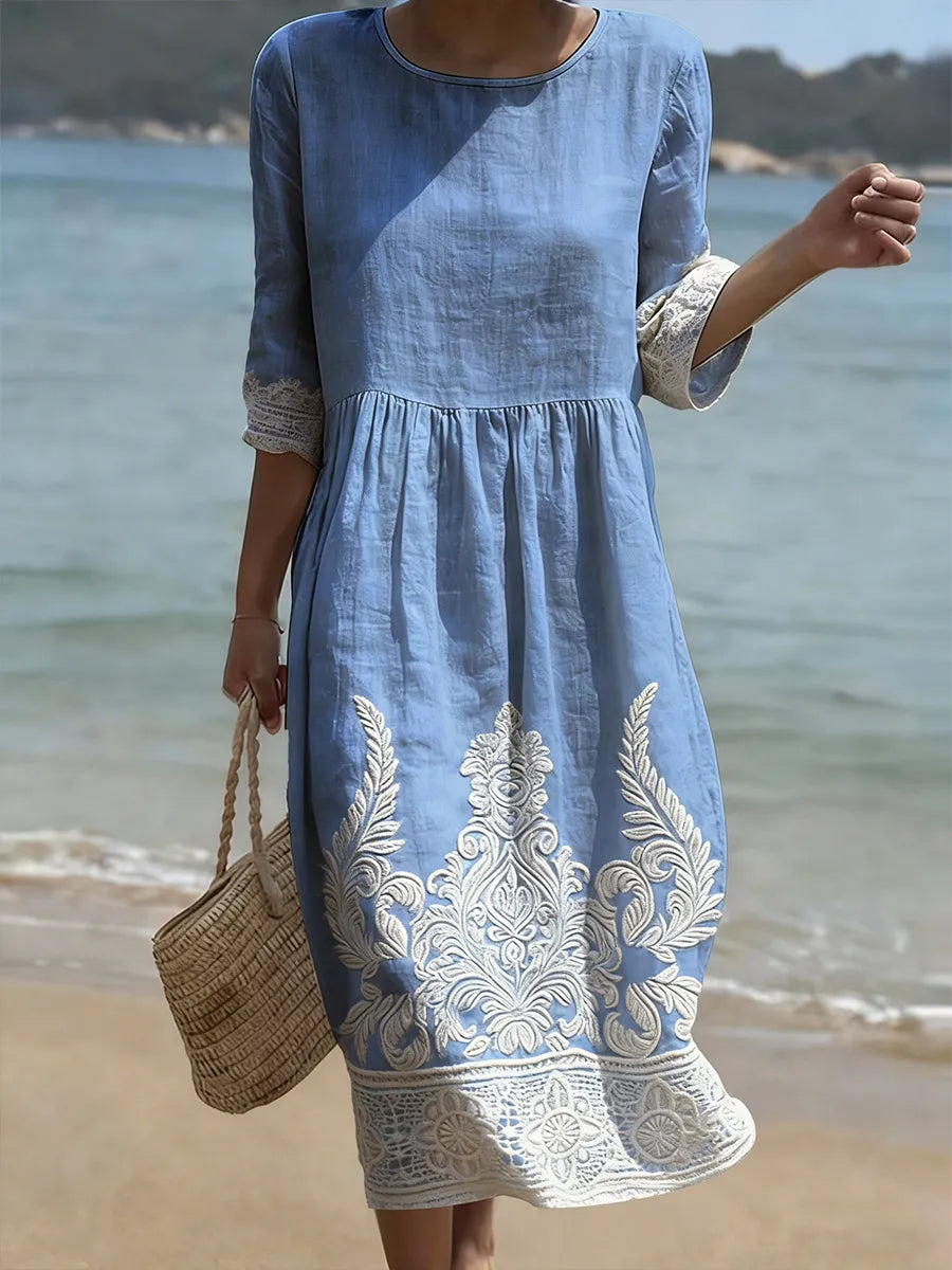 Warren | Sleeveless Floral Midi Dress