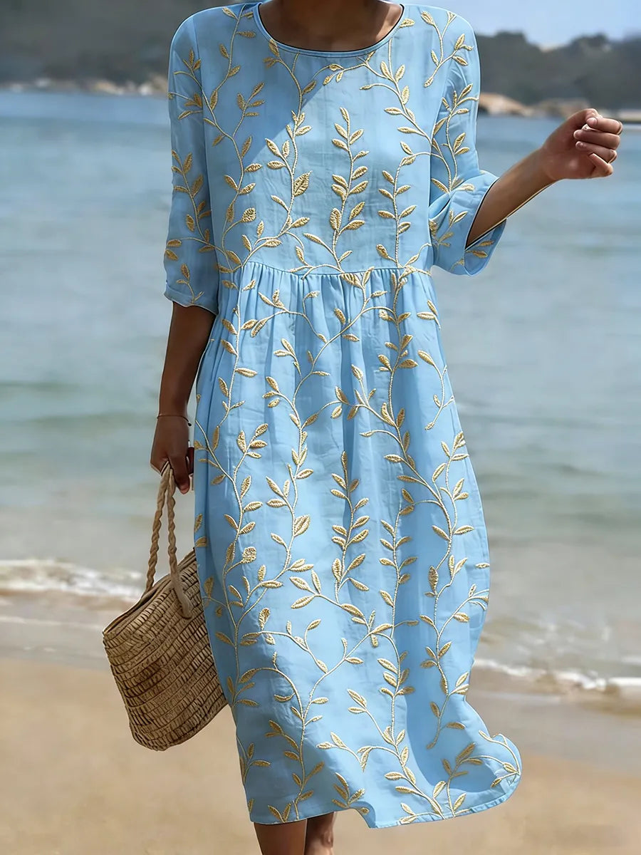 Warren | Elegant Floral Midi Dress