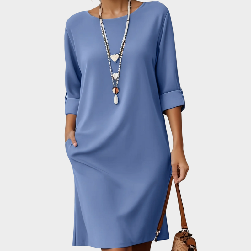 Warren | Comfortable Round Neck Dress