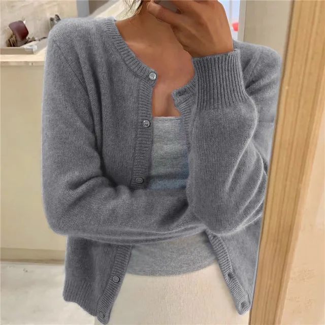 Warren | Soft Round-Neck Cardigan