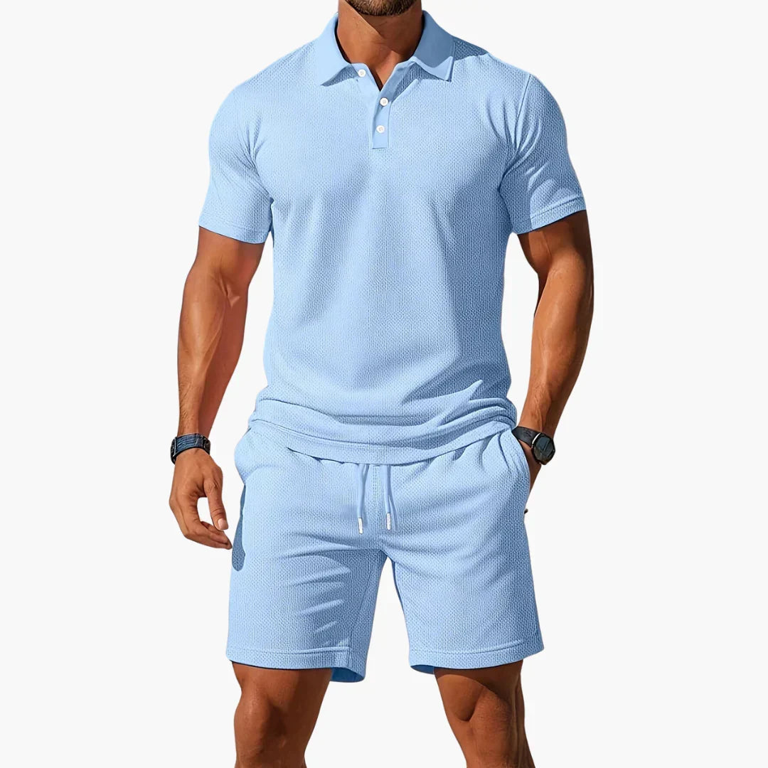 Warren | Premium Summer Polo & Shorts Set