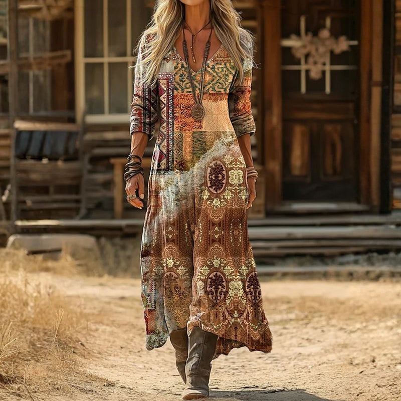 Warren | Vintage-Inspired Long Sleeve Casual Dress