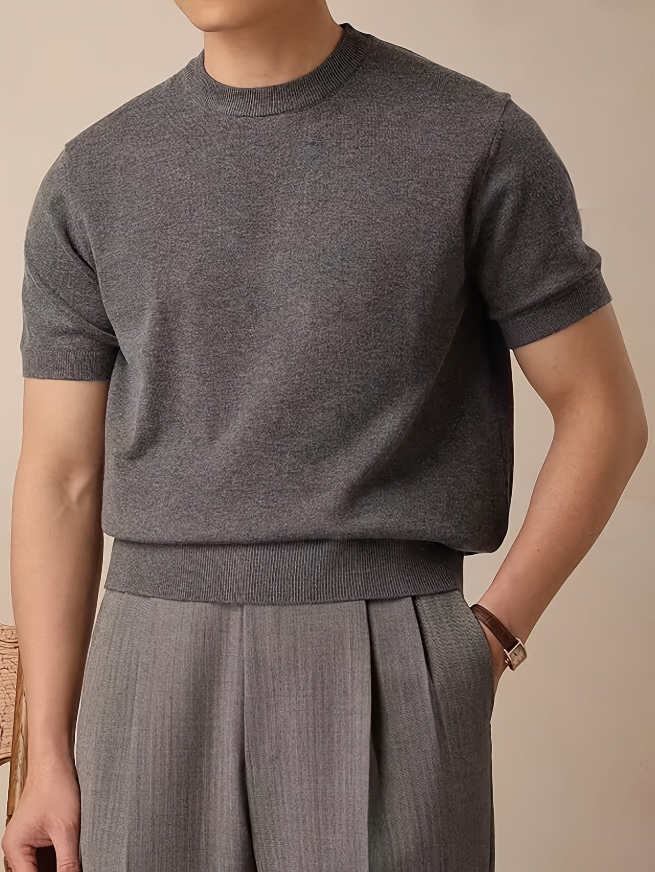 Warren | Refined Short-Sleeve Knit Top