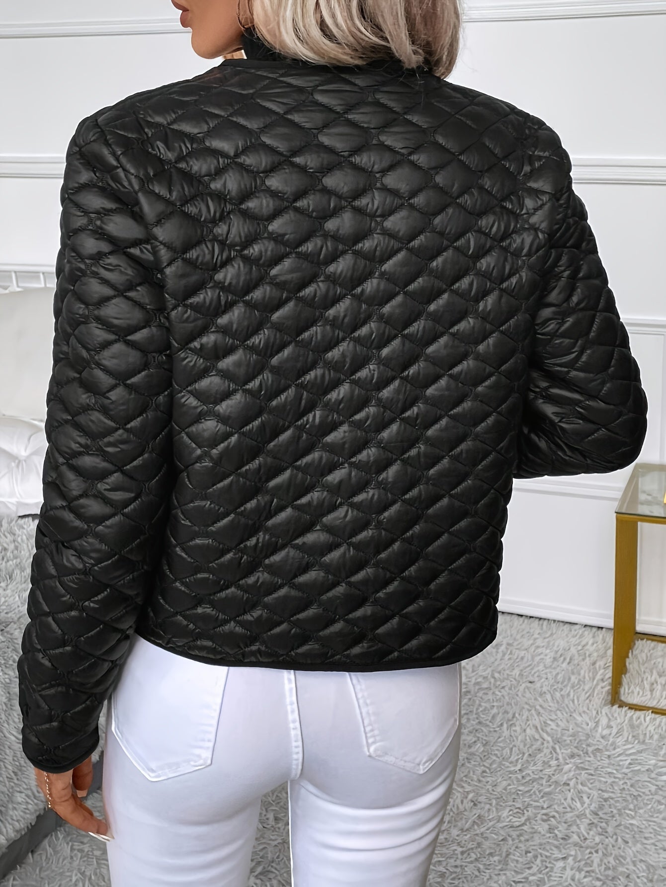 Warren | Diamond-Quilted Jacket