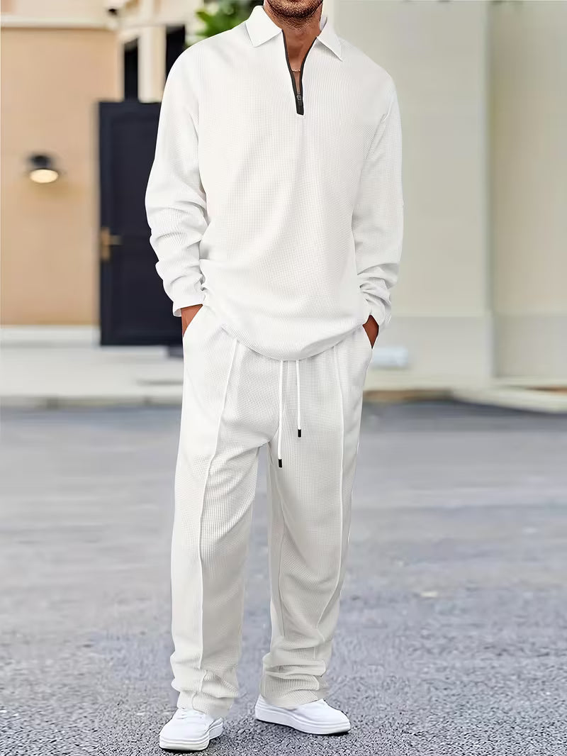 Warren | Classic Zip Sweater and Trouser Set