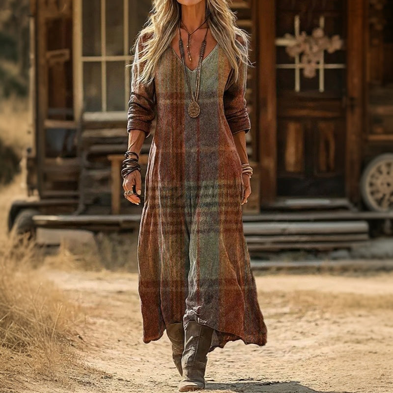 Warren | Vintage-Inspired Long Sleeve Casual Dress