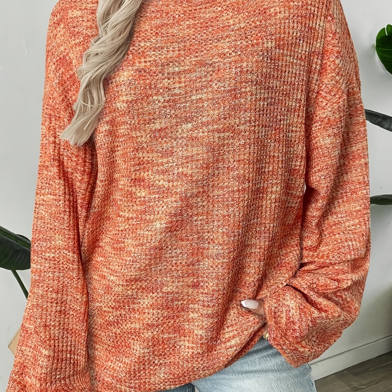 Warren | Relaxed Waffle-Knit Sweater