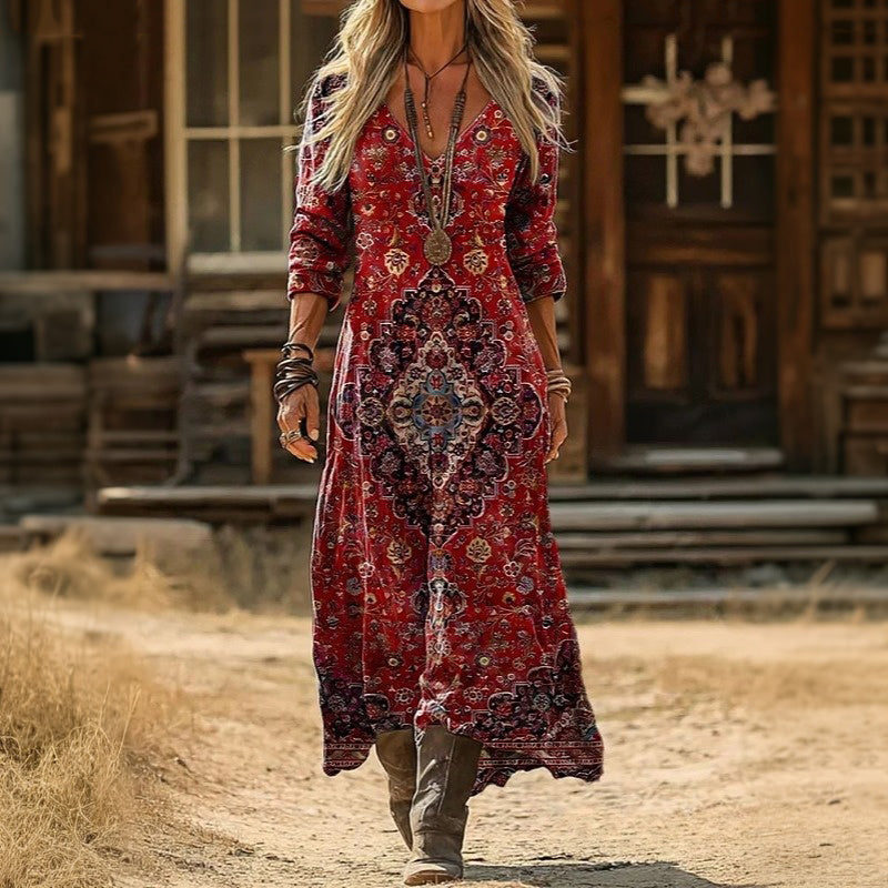 Warren | Vintage-Inspired Long Sleeve Casual Dress