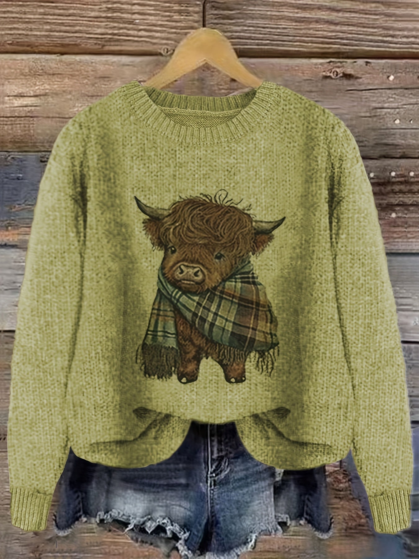 Warren | Cosy Highland Cow Pullover