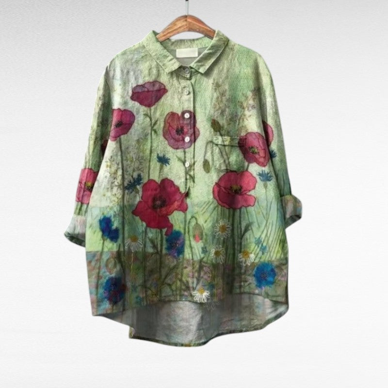Warren | Vintage-Inspired Floral Blouse