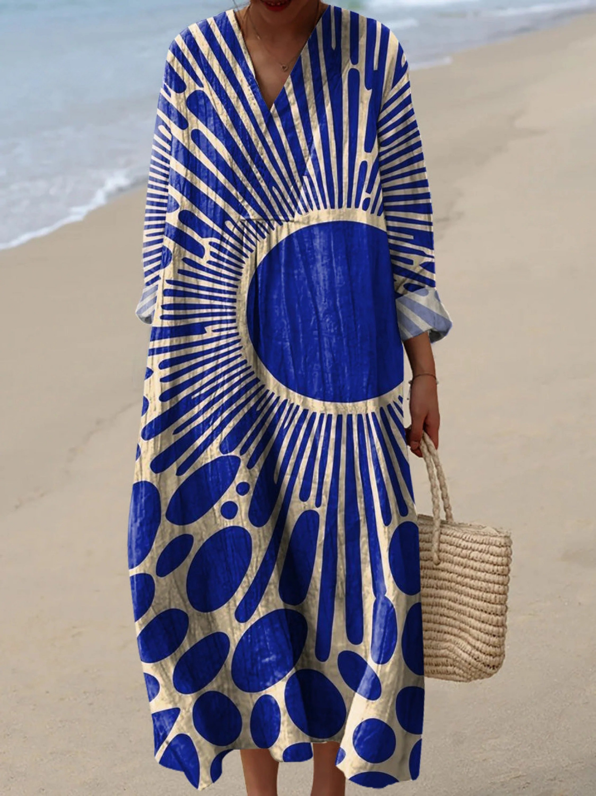 Warren | Modern Geometric Art Dress