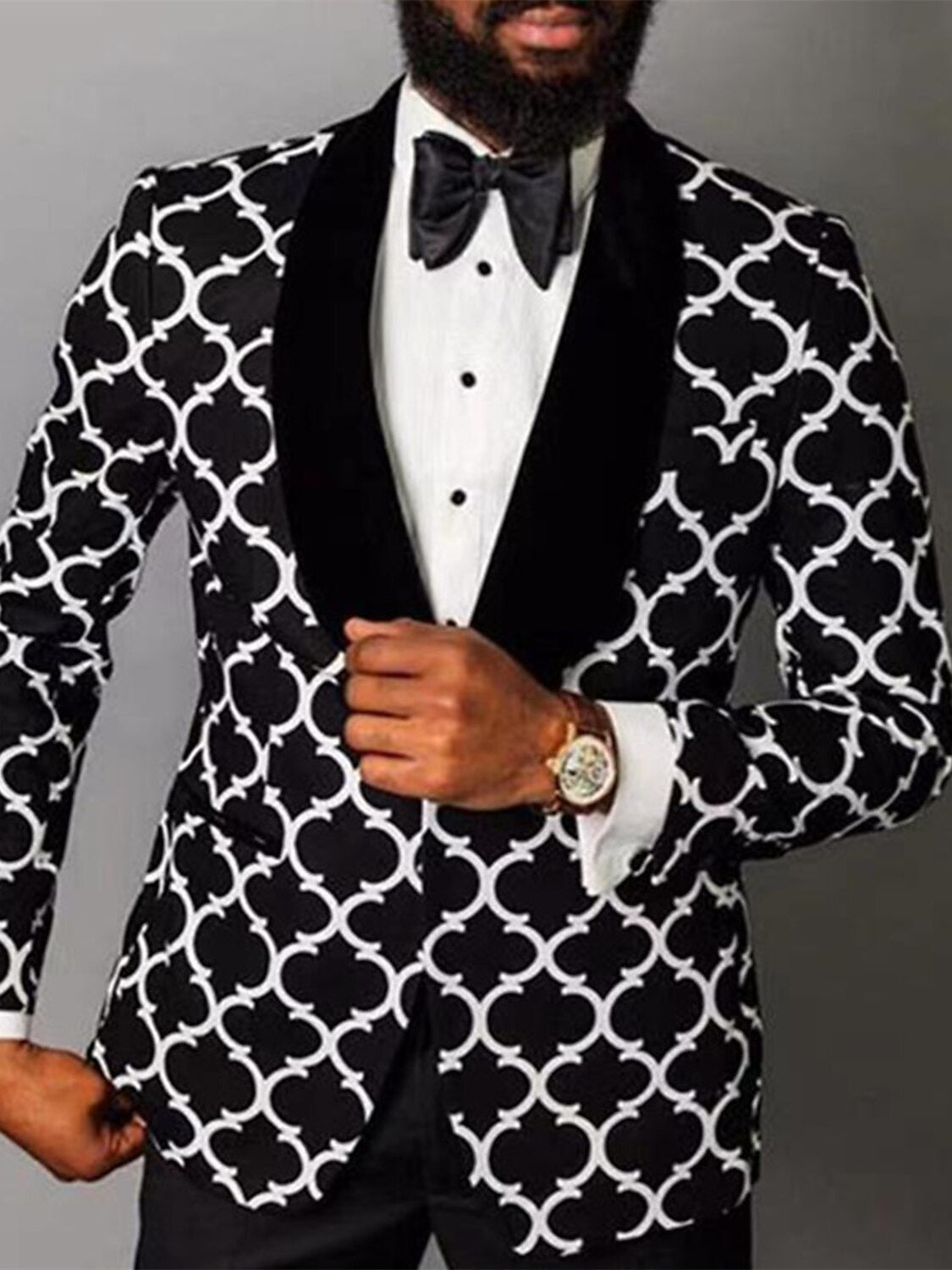 Warren | Stylish Checkered Single Breasted Suit