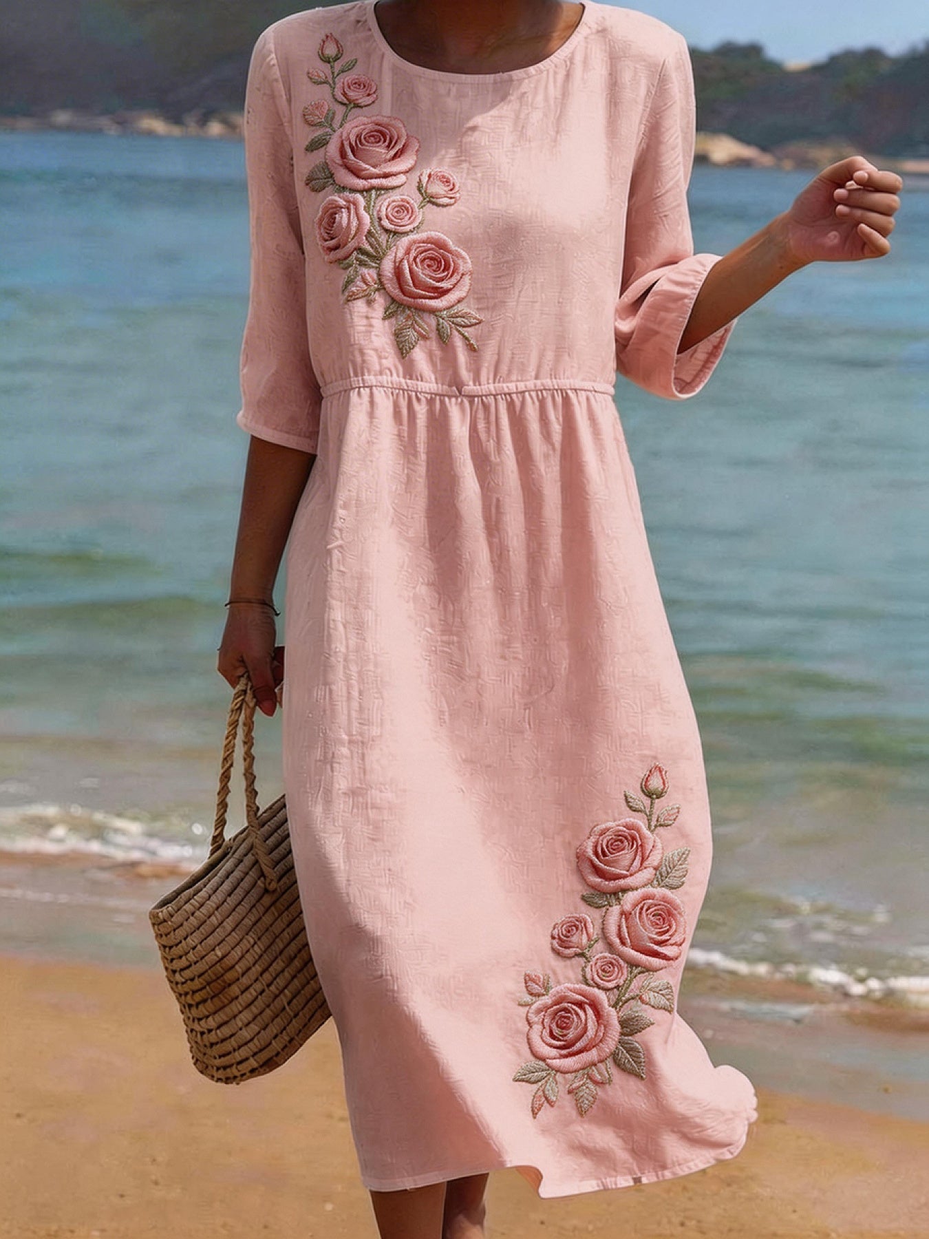 Warren | Relaxed Mid Sleeve Dress