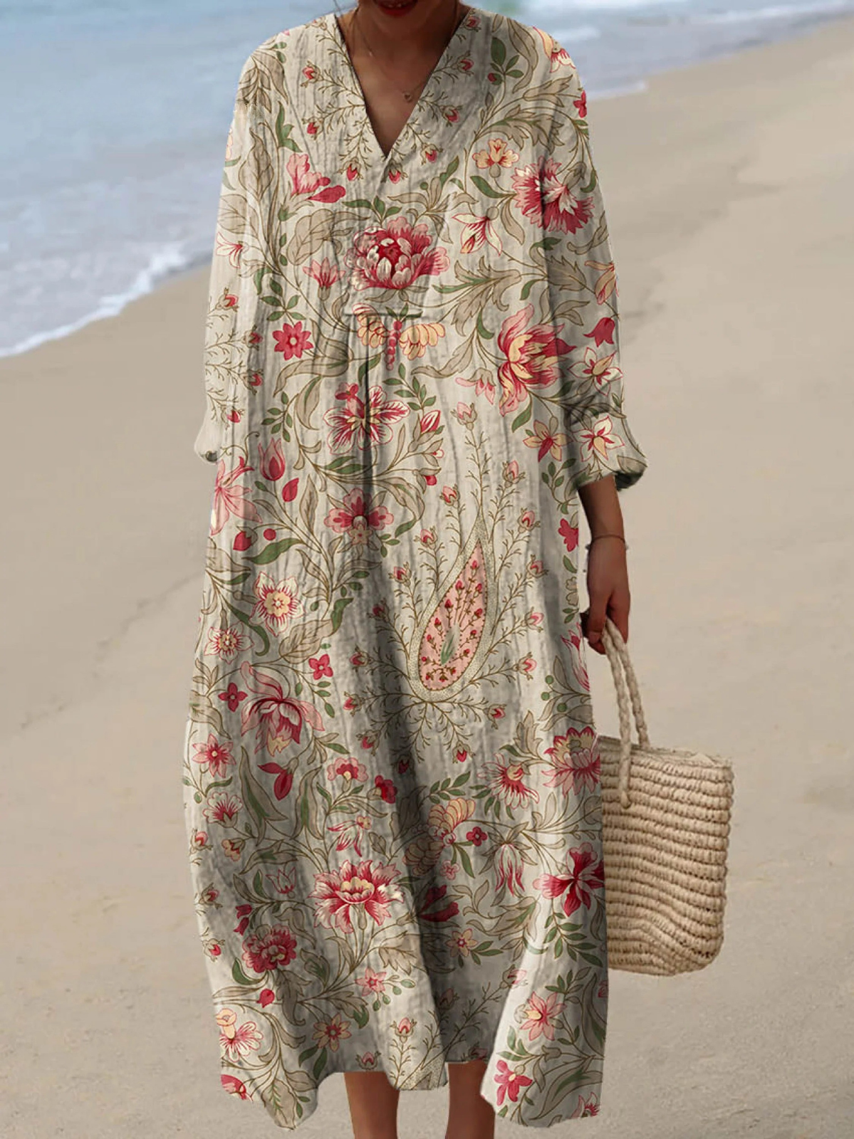 Warren | Vintage Lovely Floral Art Print Dress