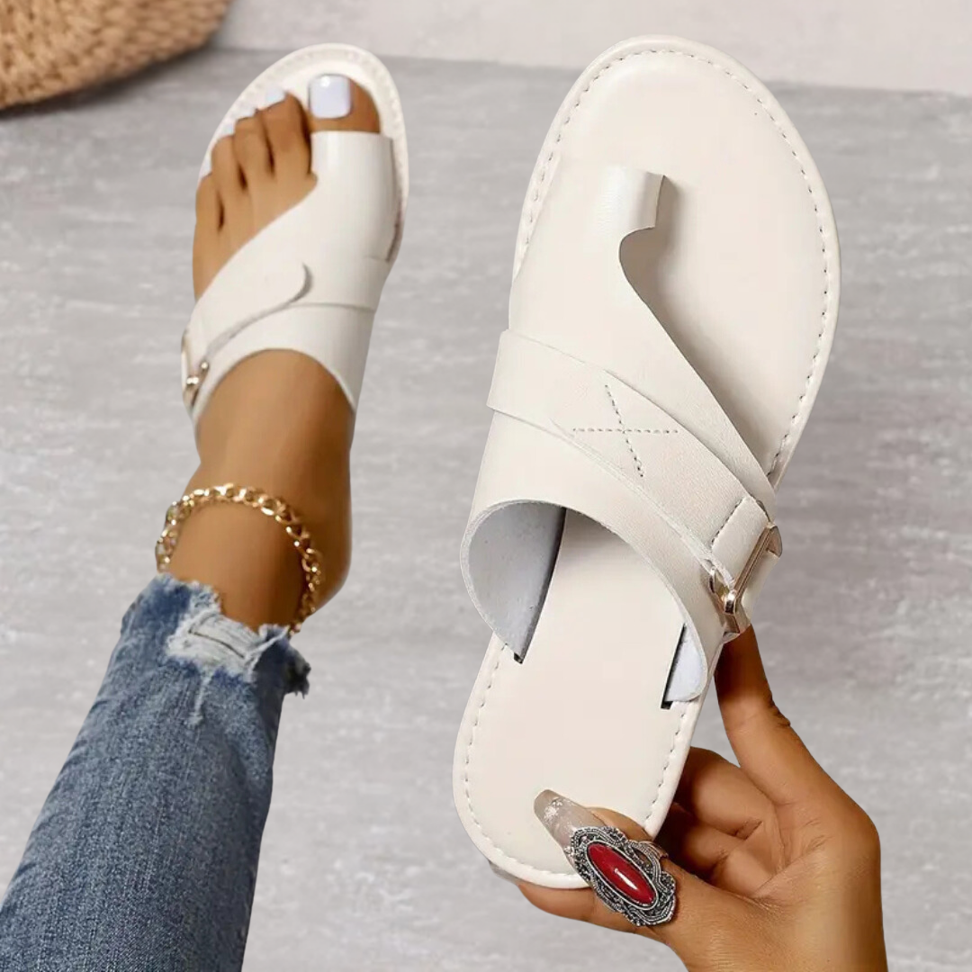 Warren | Cushioned Comfort Toe-Loop Sandals