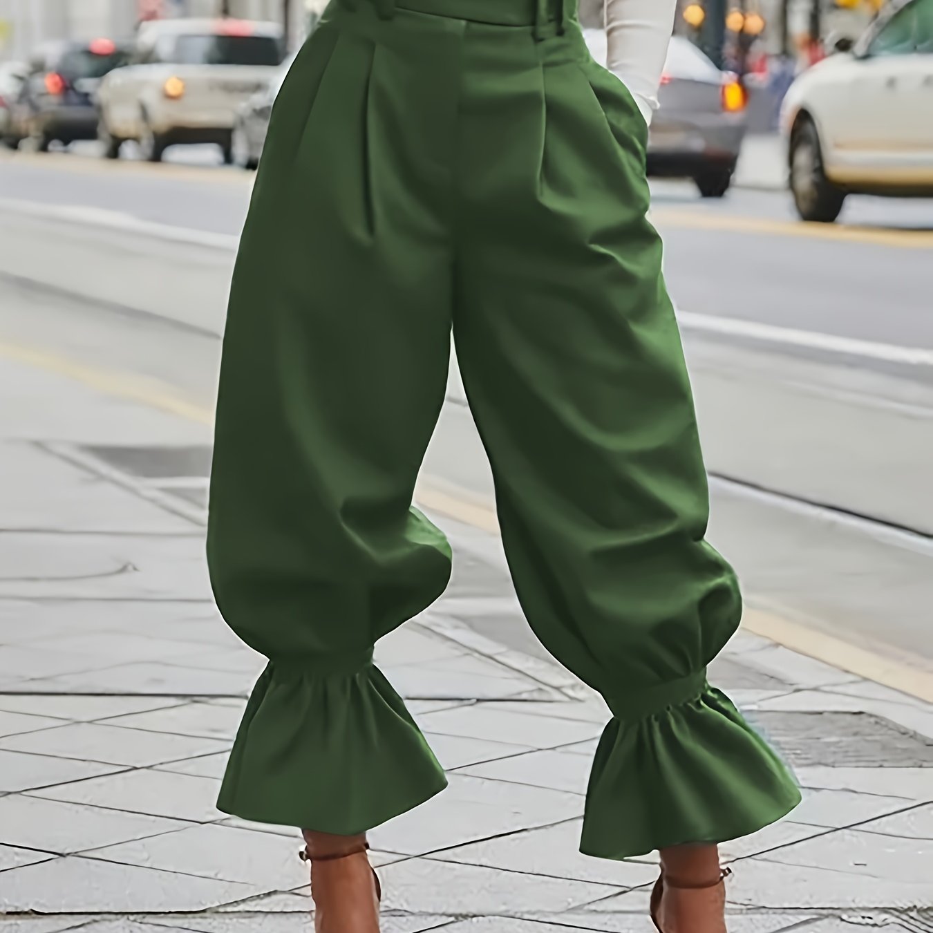 Warren | High-Waist Lantern Trousers