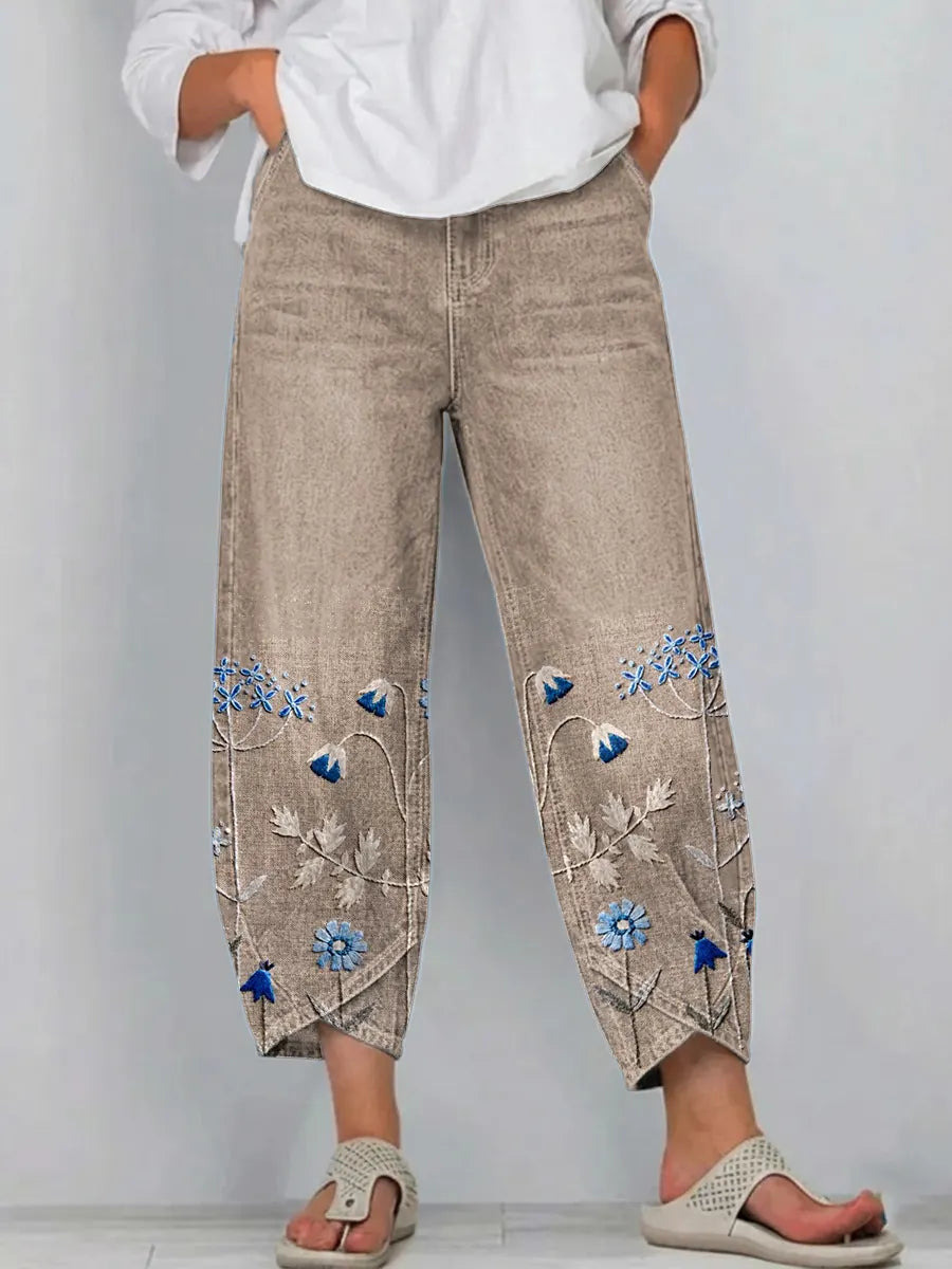 Warren | Casual Floral Loose Pants