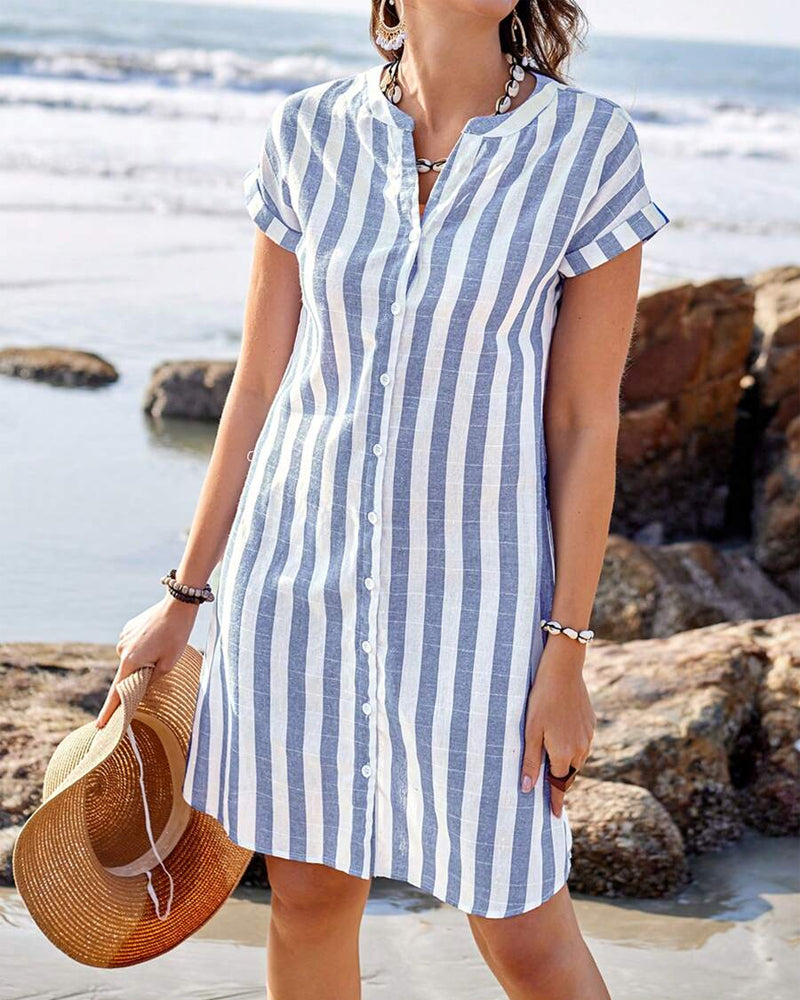 Warren | Elegant Striped Dress