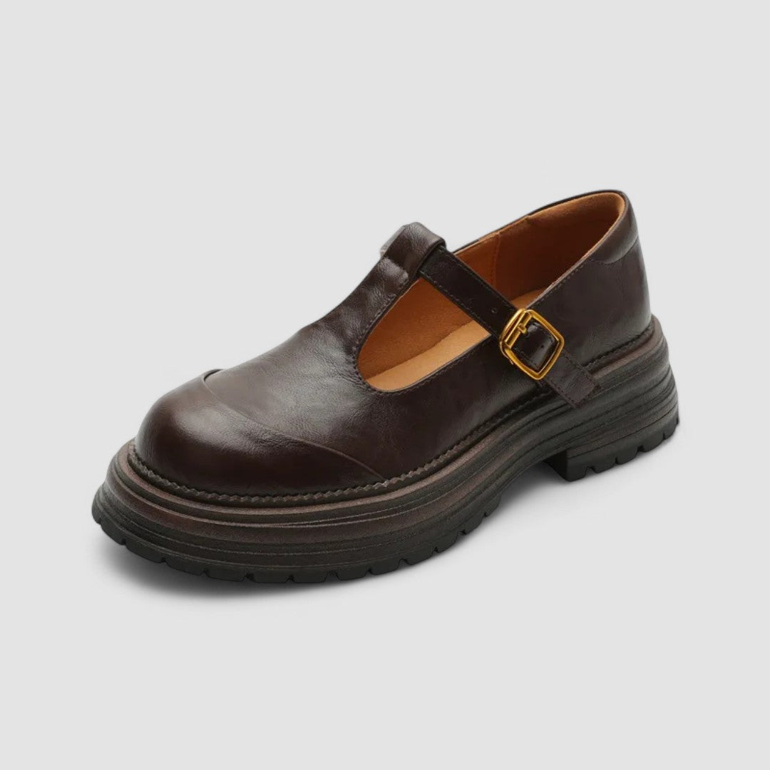 Warren | Classic Chunky T-Bar Mary Jane Shoes
