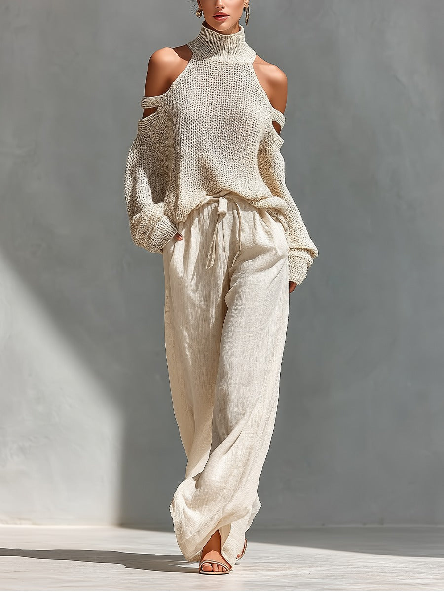 Warren | Relaxed Cold-Shoulder Two-Piece Set
