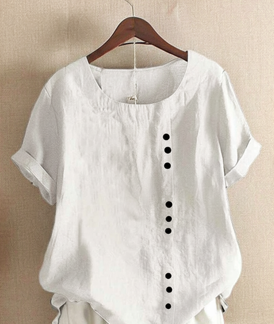 Warren | Short Sleeve Round Neck Blouse