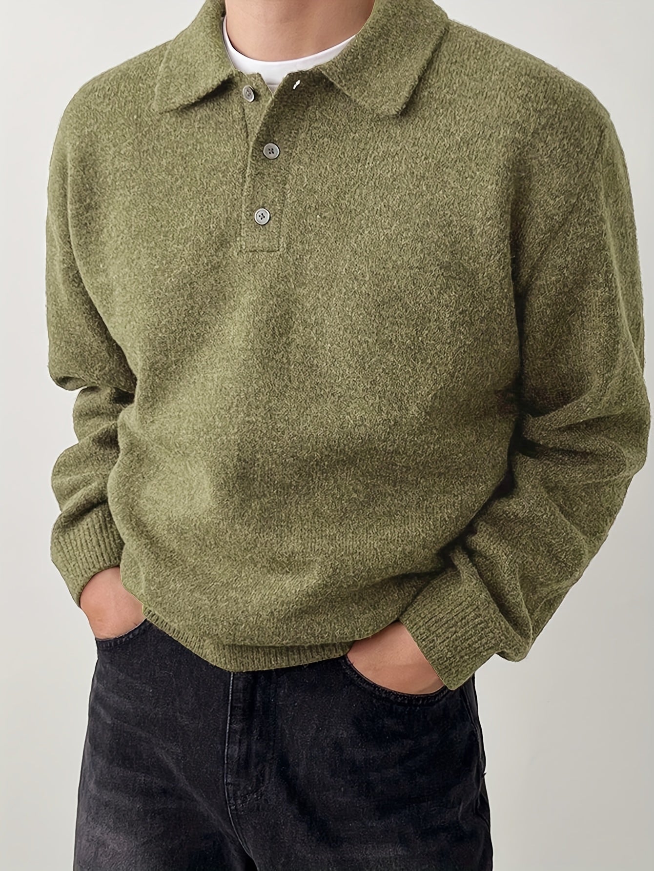 Warren | Polo Collar Knit Jumper