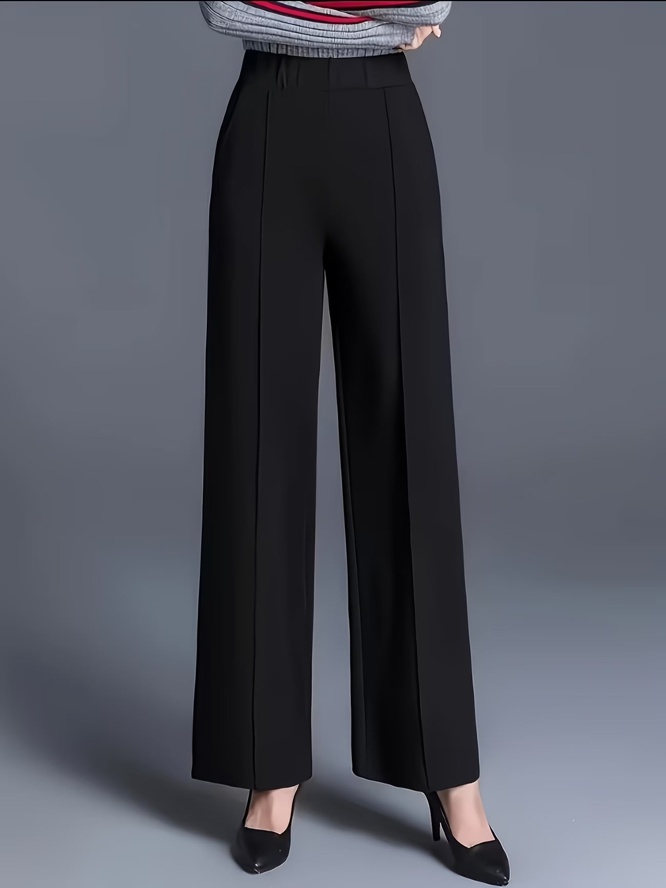 Warren | Elegant High-Waisted Slant Pocket Pants