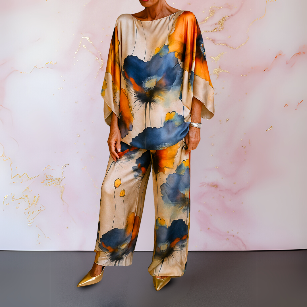 Warren | Stylish Satin Two-Piece Set