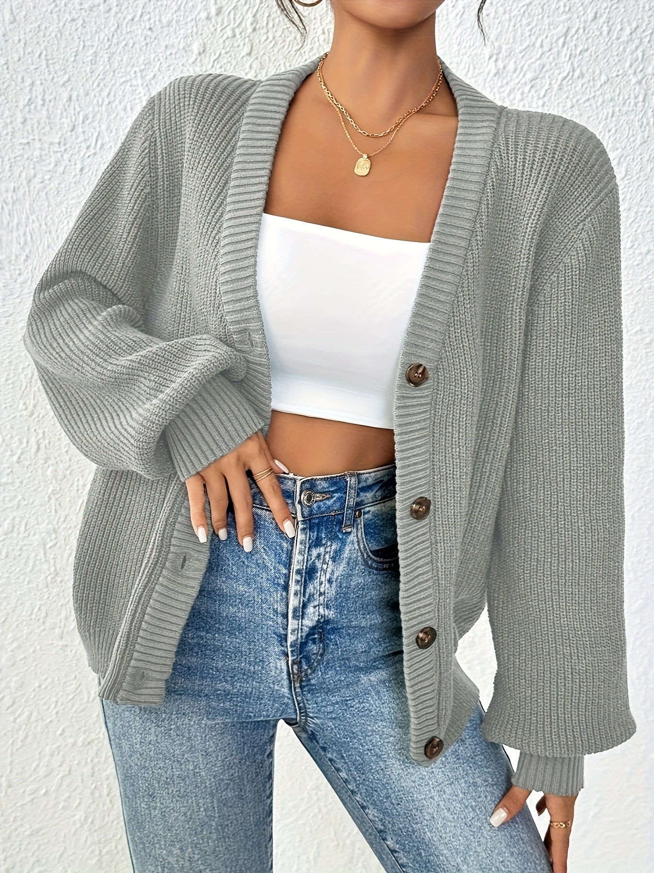 Warren | Relaxed Button-Front Cardigan