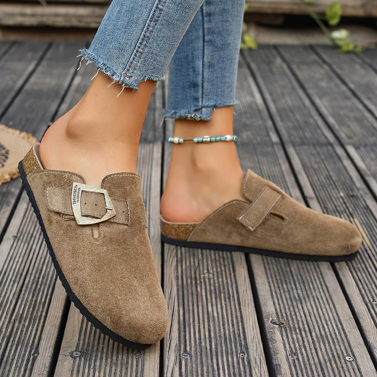 Warren | Buckled Comfort Clogs