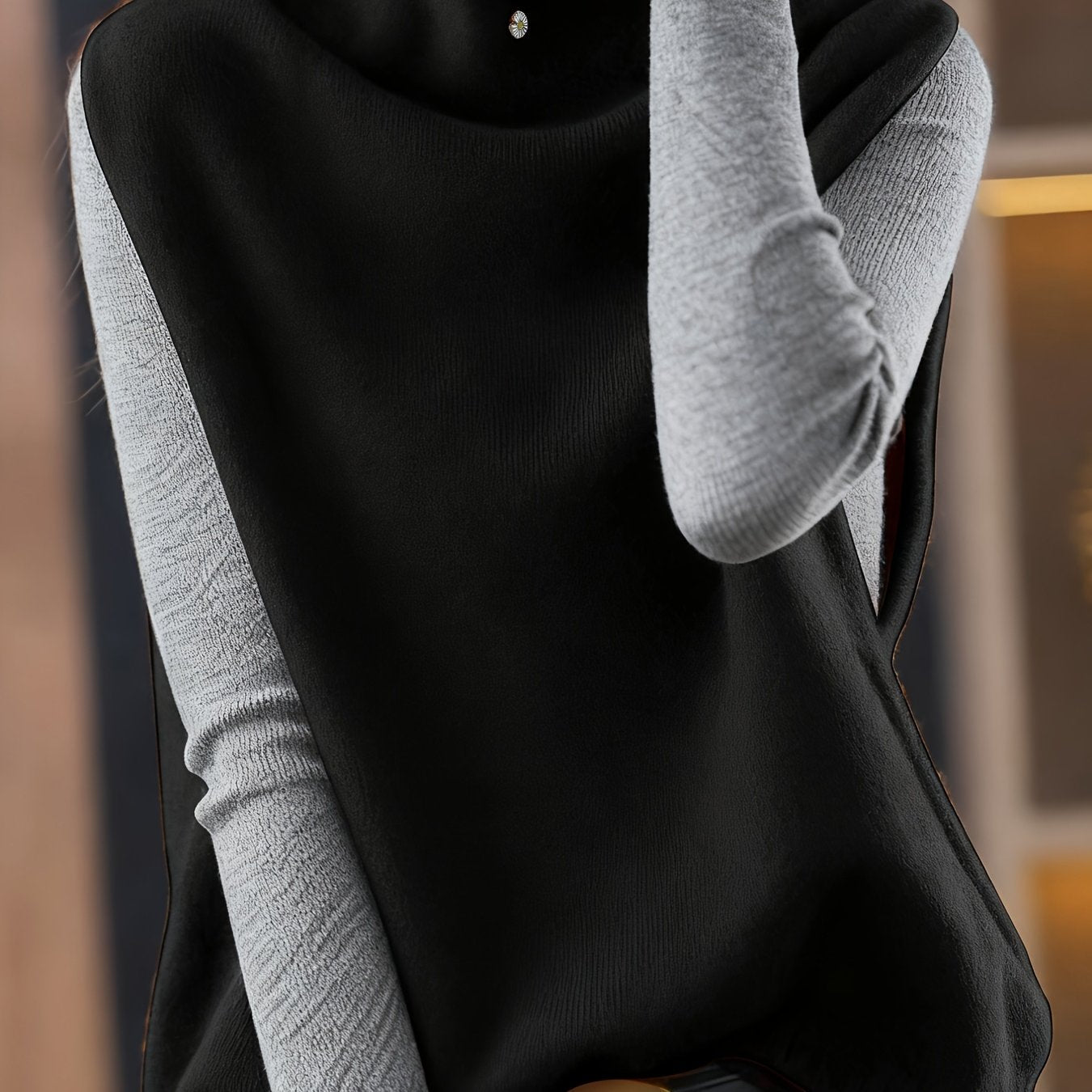 Warren | High-Neck Sleeveless Vest