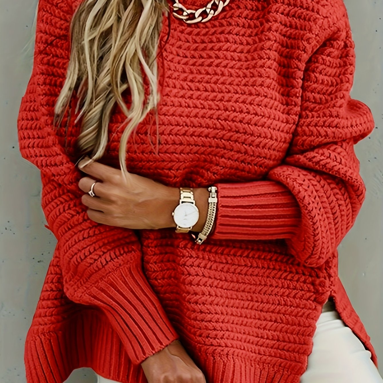 Warren | Textured High-Neck Sweater