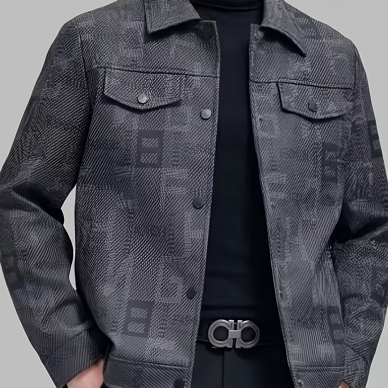 Warren | Signature Textured Trucker Jacket