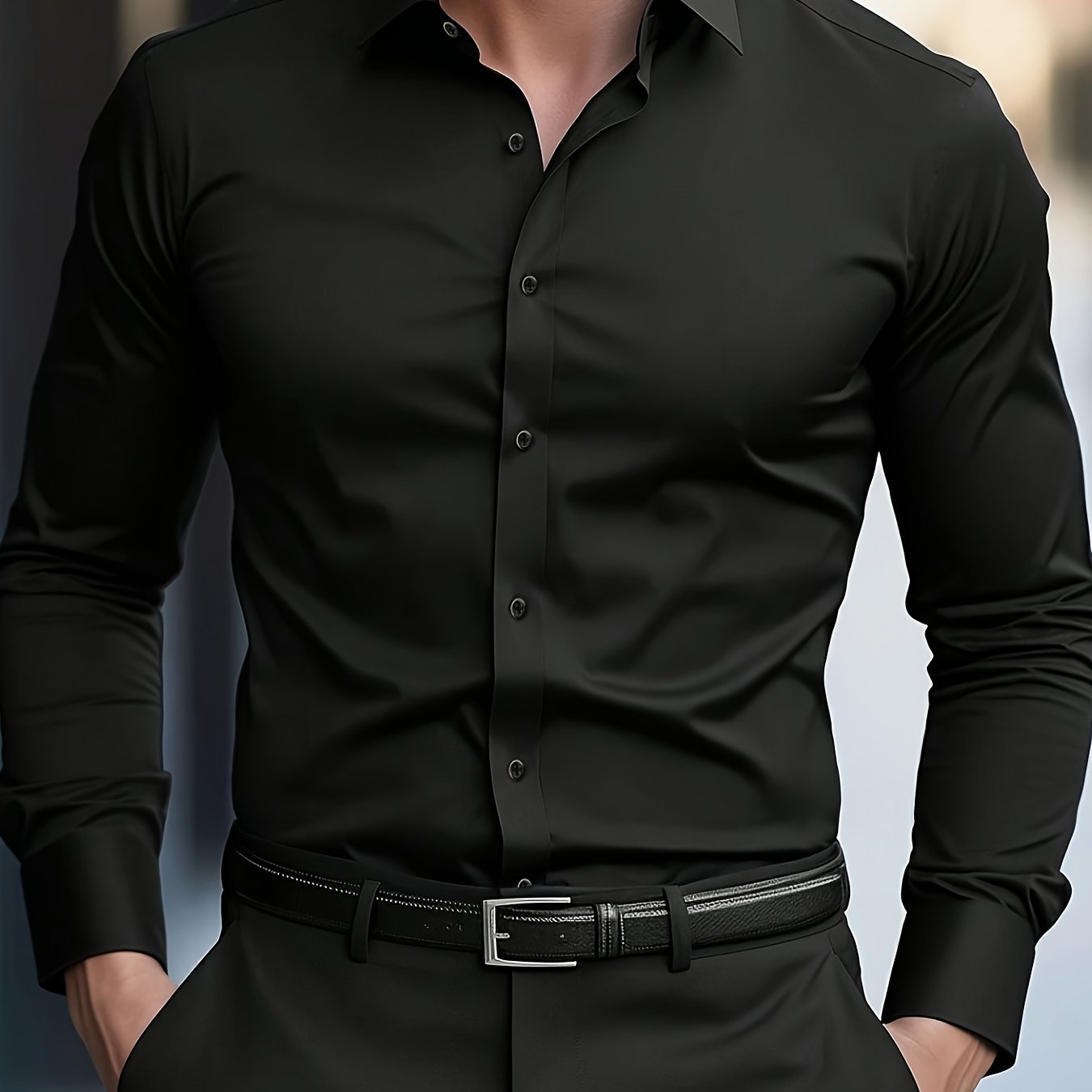 Warren | Refined Long Sleeve Business Shirt