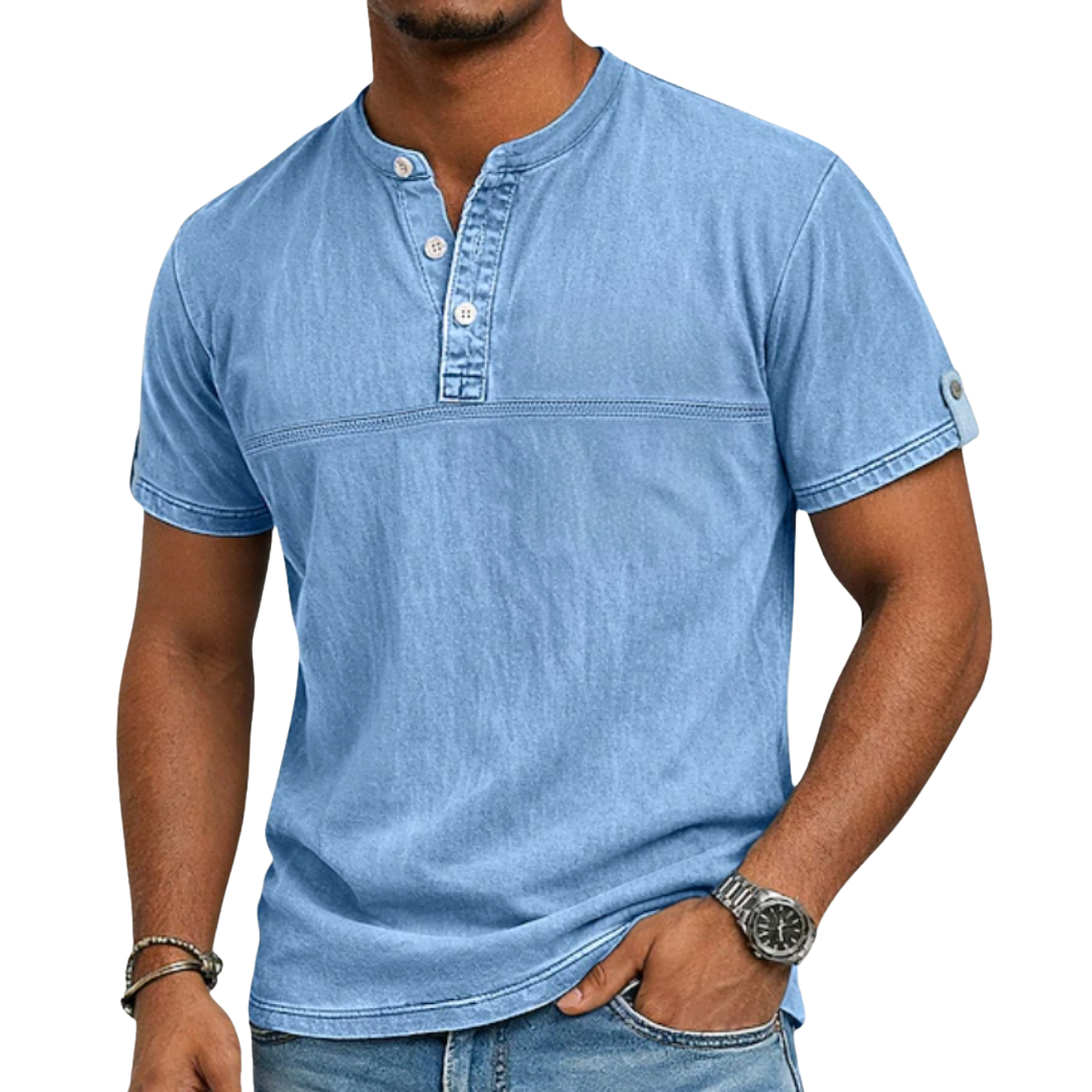 Warren | Stand Collar Short Sleeve