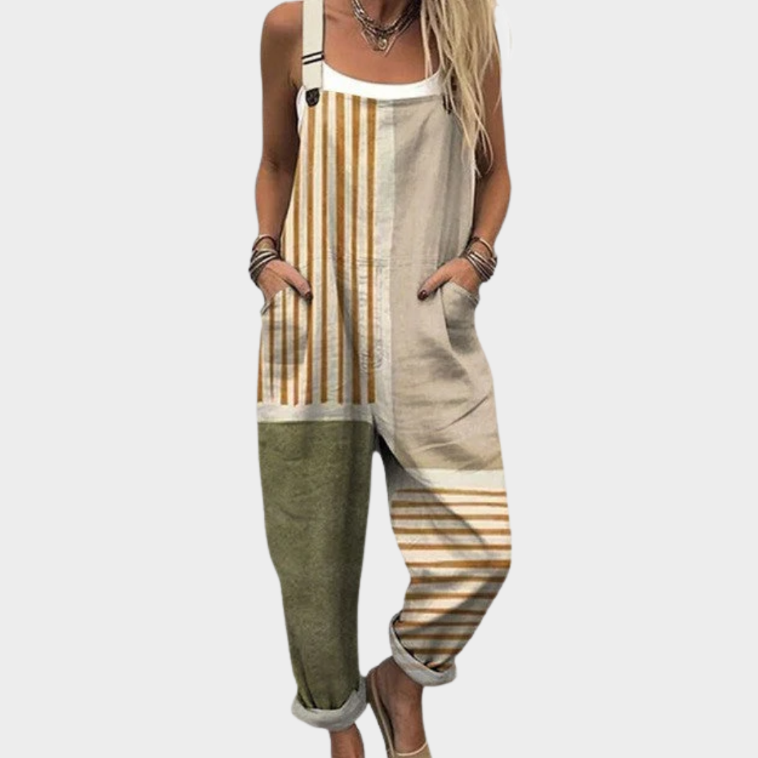Warren | Comfortable Patch Printed Jumpsuit