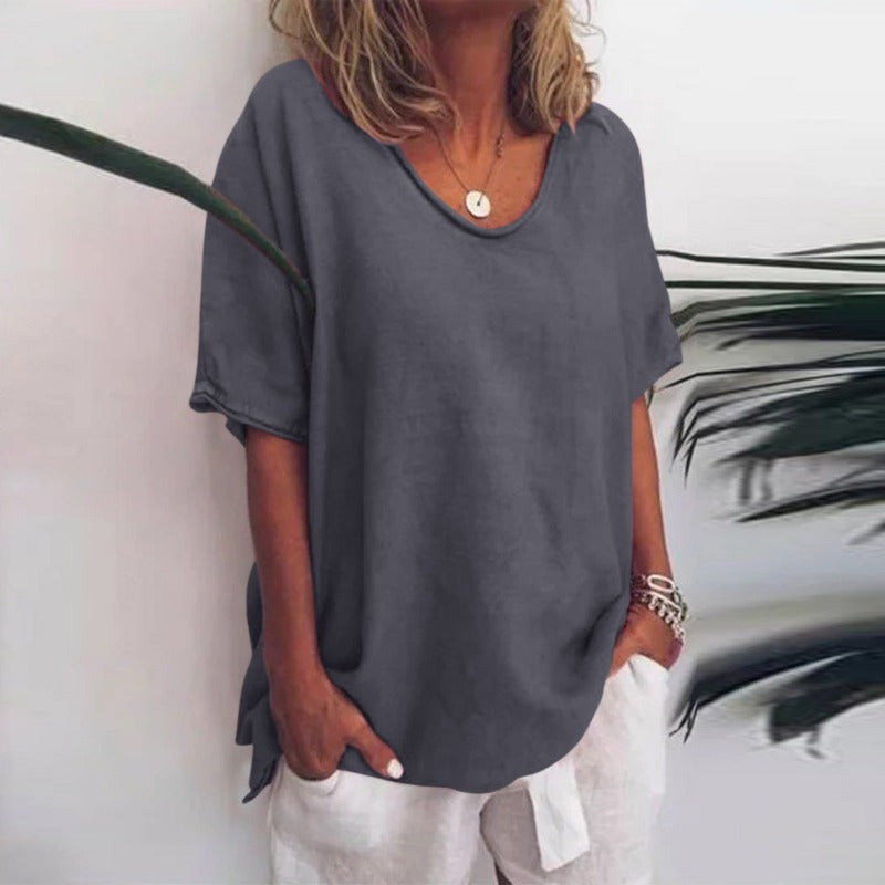 Warren | Graceful V-Neck Flow Blouse