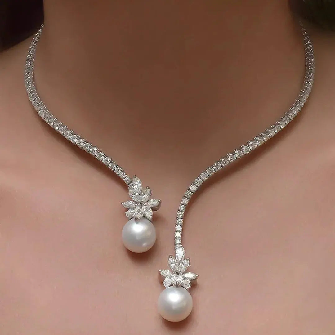 Warren | Luminous Pearl-Drop Necklace
