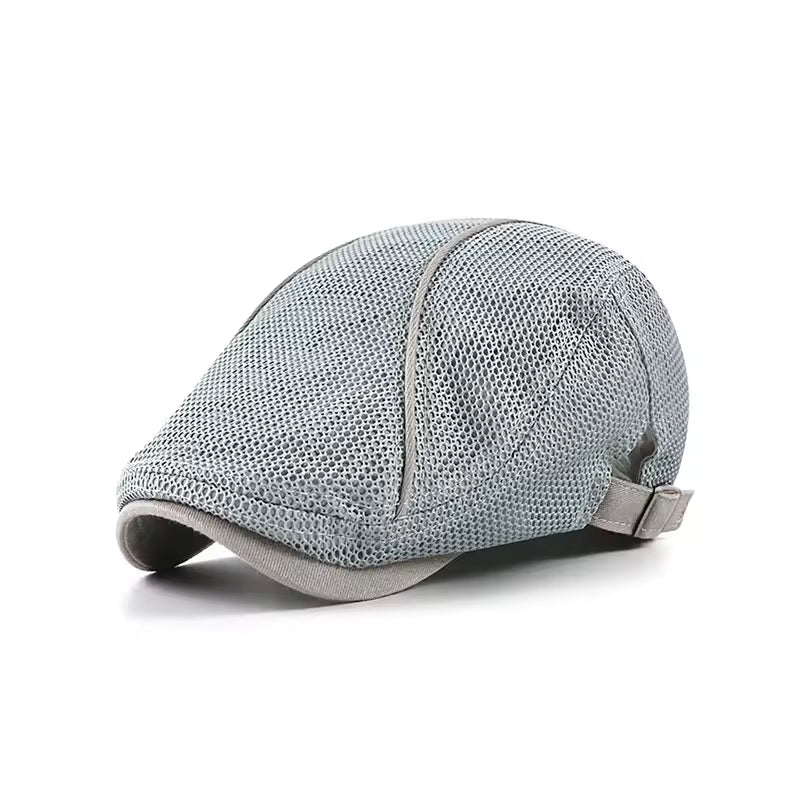 Warren | Classic Textured Mesh Flat Cap