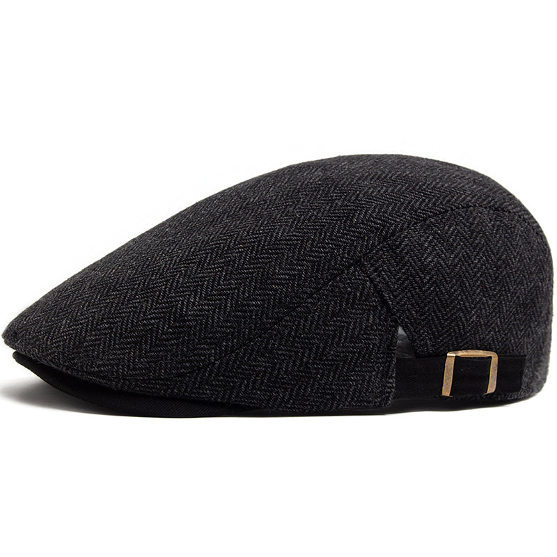 Warren | Classic Textured Flat Cap