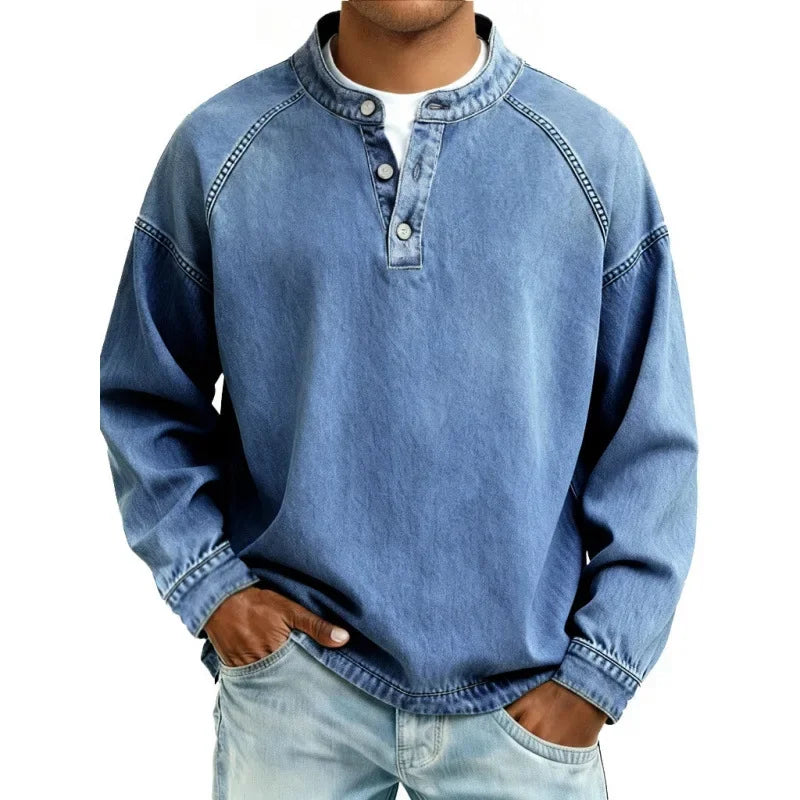 Warren | Vintage Button Long Sleeve Shirt