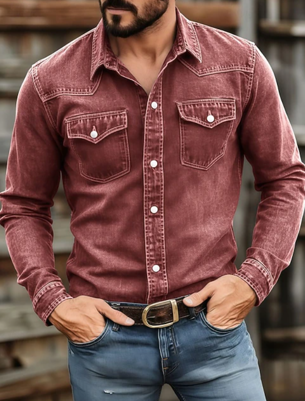 Warren | Classic Button Up Long Sleeve Shirt