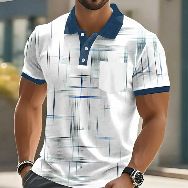 Warren | Classic Button Up Geometric Shirt