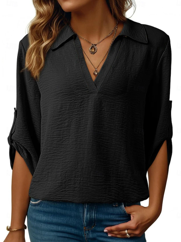 Warren | Relaxed V-Neck Blouse