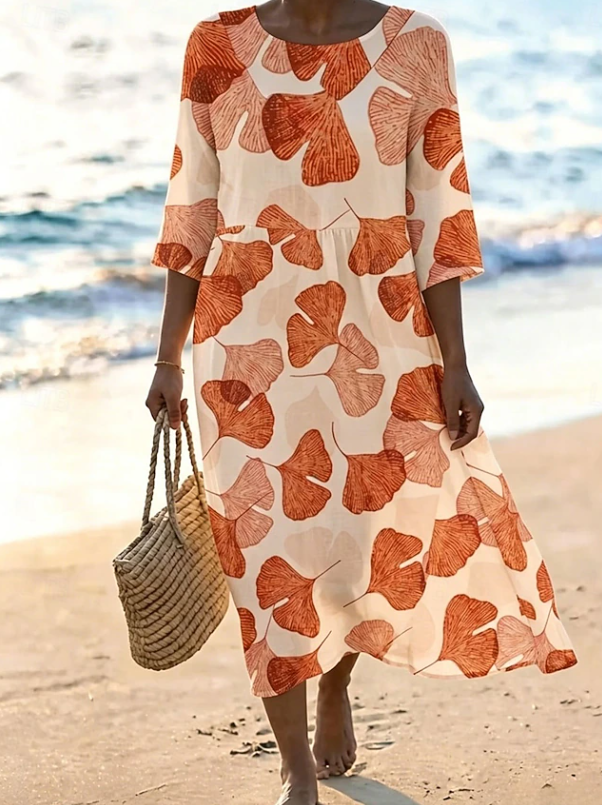 Warren | Flowing Floral Midi Dress