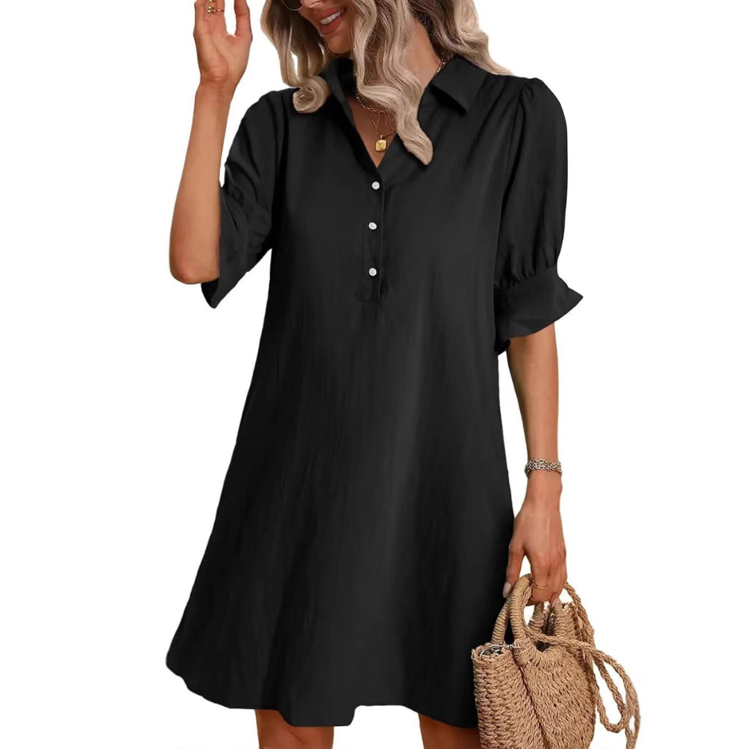 Warren | Casual Button Down Shirt Dress